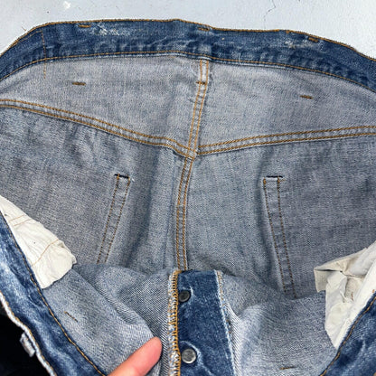 Levis 501 Vintage 70s SS Redline Selvedge USA XX Jeans Med Wash 48x30 Act 44x26
