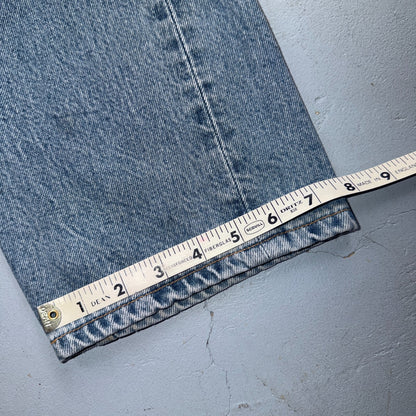 Levis 501 Vintage 90s Y2K XX Straight Leg Jeans Blue Light Wash 32x32 Act 31x30