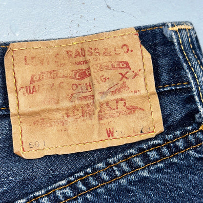 Levis 501 Big E Vintage 60s Redline Selvedge USA XX 1960s Jeans SKINNY Act 27X26