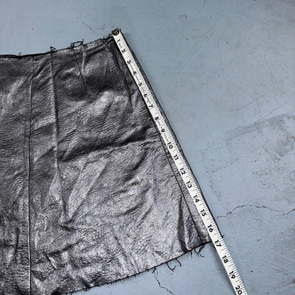 Sam Edelman Womans Skirt 2 Silver A Line Stretch Mini Cute Y2K Grunge