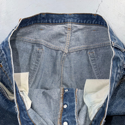 Levis 501 Vintage 80s USA XX Straight Leg Jeans Blue Med Wash 46x30 Act 41x26
