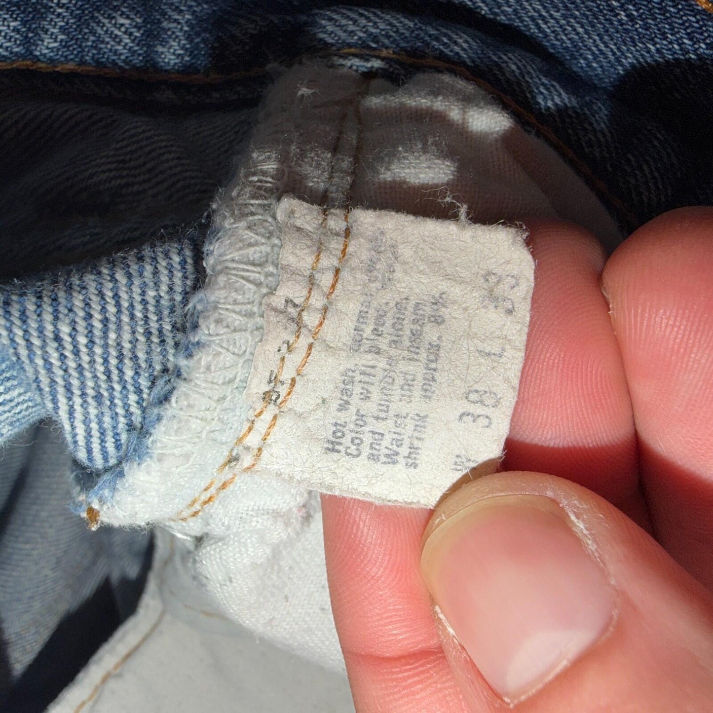 Levis 501 Vintage 70s SS Redline Selvedge USA XX Jeans Light Wash 38x33 Ac 35x29