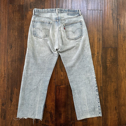 Levis VTG 70s SS Redline Selvedge USA 501 XX Jeans 66 80s 38x33 Act 34x27 CUT
