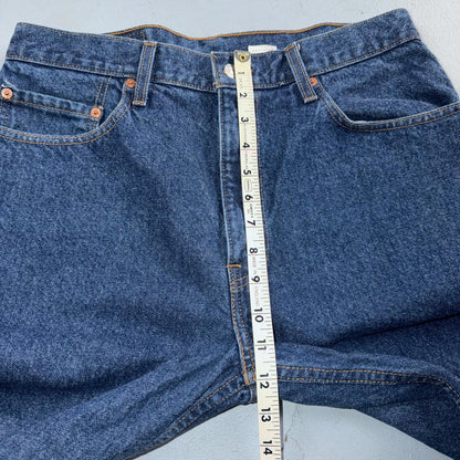 Levis 505 Vintage 90s Red Tab Straight Blue Jeans Med Was 34x34 Act 32x33
