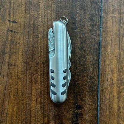 VINTAGE MYRON SWISS STYLE FOLDING MULTI TOOL POCKET KNIFE SOFT TEST INC