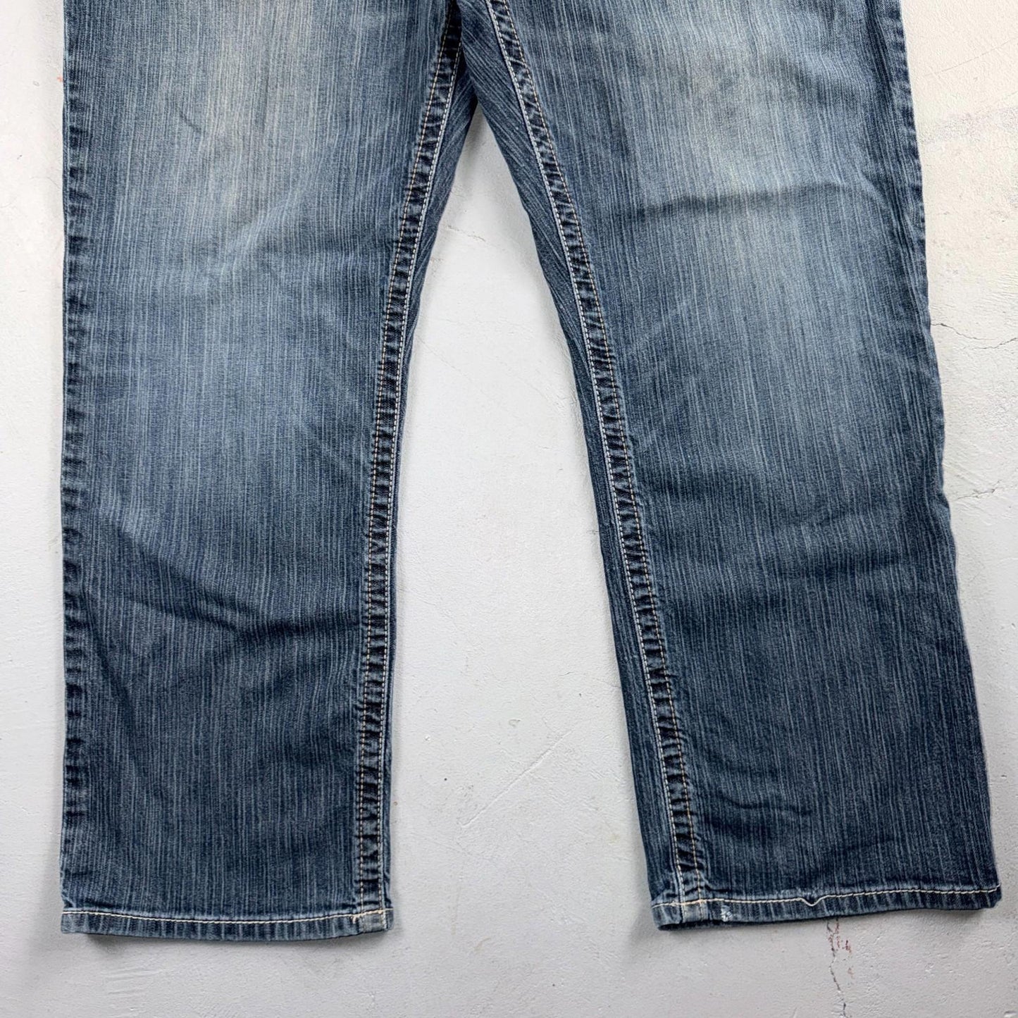 Ariat M4 FR Jeans Mens Blue Flame Resistant Cat 2 Relaxed Boot Cut 42x30 Denim