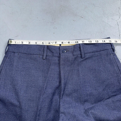 ORIGINAL WWII US ARMY M1944 WOOL COMBAT FIELD TROUSERS- SMALL 32 WAIST BLUE NAVY