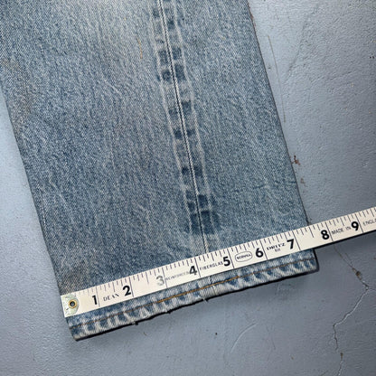 Levis 501 Vintage 80s Redline Selvedge USA XX Jeans Light Wash Act 28x27