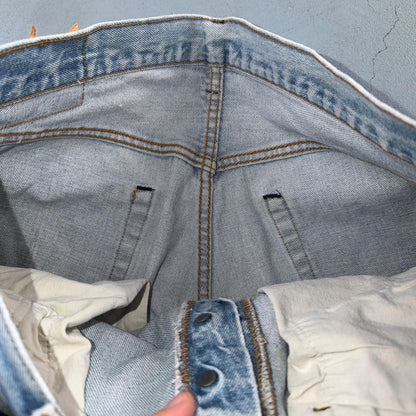 Levis 501 Vintage 80s Redline Selvedge USA XX Jeans Light Wash 36x30 Act 33x28
