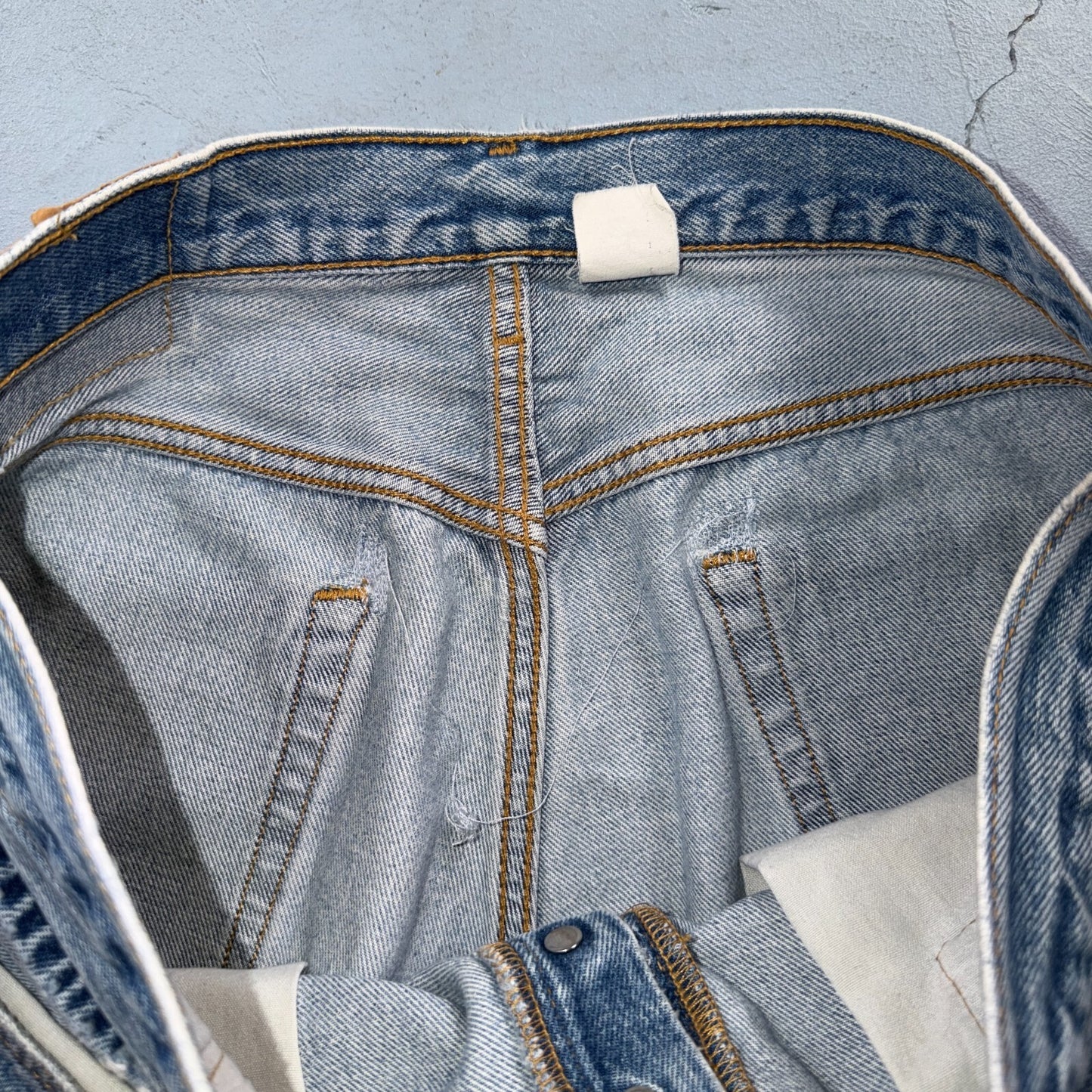 Levis 501 Vintage 90s Y2K XX Straight Leg Jeans Blue Light Wash 36x34 Act 33x30