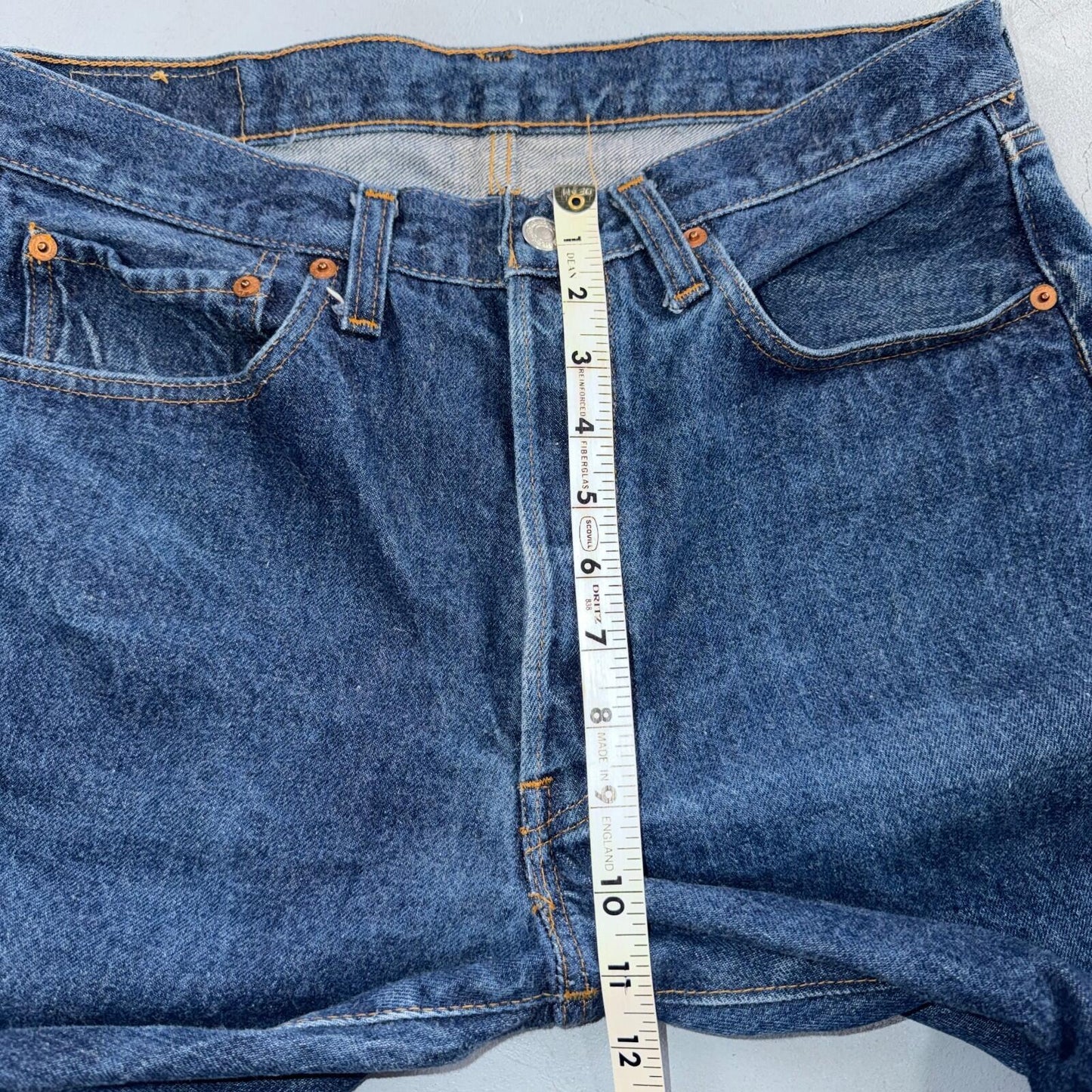 Levis 501 Vintage 80s Redline Selvedge USA XX Jeans Dark Wash 34x38 Act 31x34