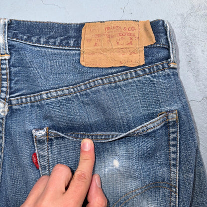 Levis 501 Big E Vintage 60s Redline Selvedge USA XX 1960s Jeans 36x32 Act 34x28
