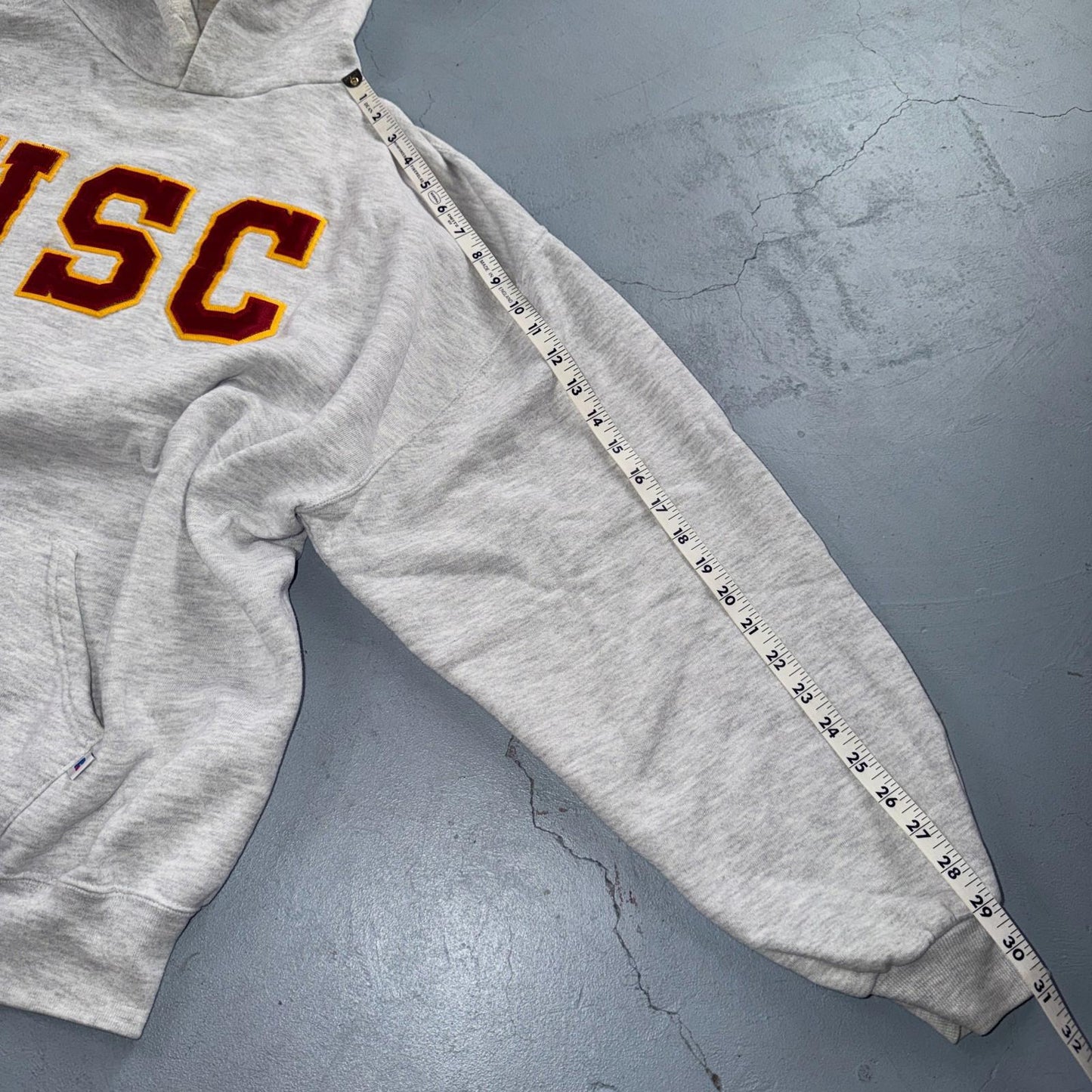 VTG Russell Athletic USC Hoodie Sweatshirt 2XL South Carolina College Trojans