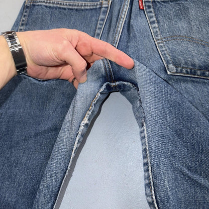 Levis 505 VTG 70s SS USA Single Stitch 1970s Jeans Med Wash Talon 33x30 Ac 32x29