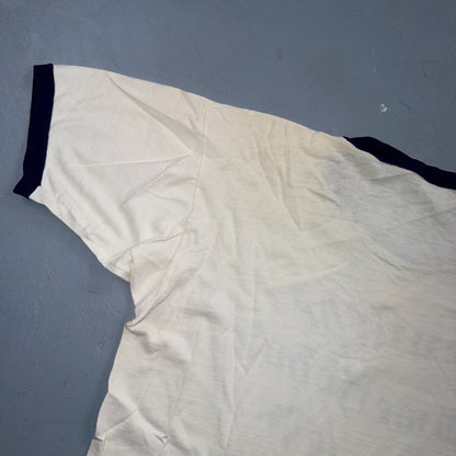 VTG 70s Champion Deutsche Sommerschule Pazifik German Ringer T Shirt PDX Oregon