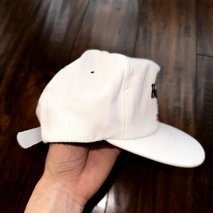 Hard Rock Cafe London Save The Planet White Adjustable Strapback Hat Adult VTG
