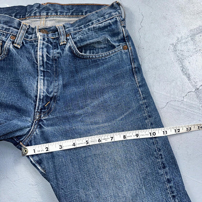 Vintage LEVIS 505 Jeans Big E 1960s Denim 28x28 USA 60s 501 502 Talon Zipper