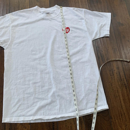 TY Beanie Baby Vintage White T Shirt 90s Employee Sample Rare 1st Gen Heart Cute