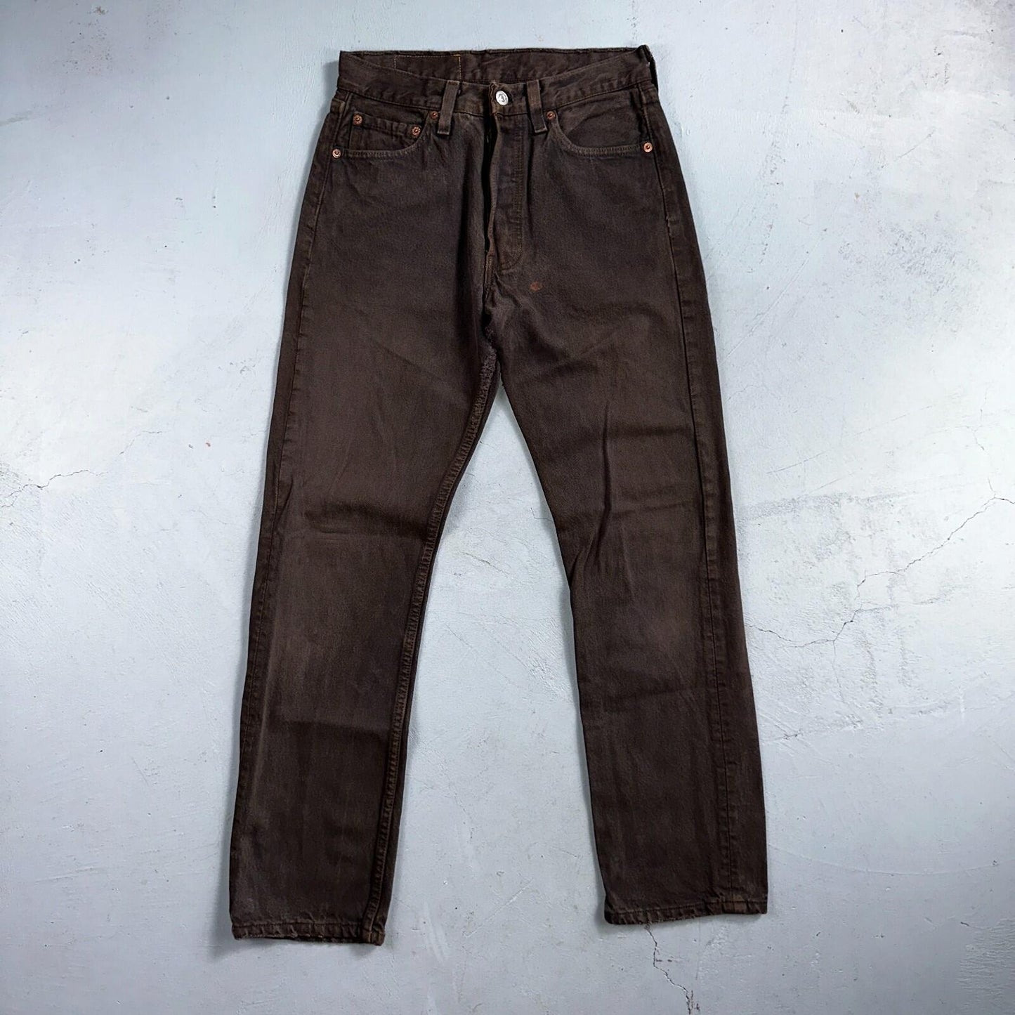 Levis 501 Vintage Y2K 90s XX Straight Leg Jeans Gray Light Wash 28x30 Act 27x28
