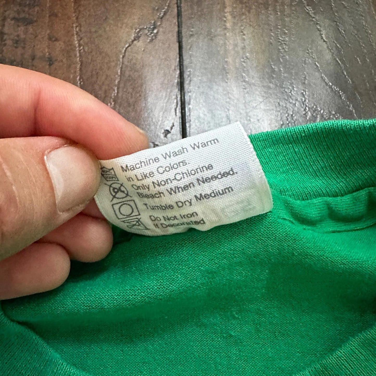Dallas Oregon Vintage T Shirt Green Lucky Style 80s Hanes USA PDX Portland