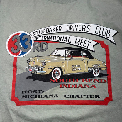 VTG 1997 Studebaker Drivers Club International Meet T Shirt Car Single Stitch