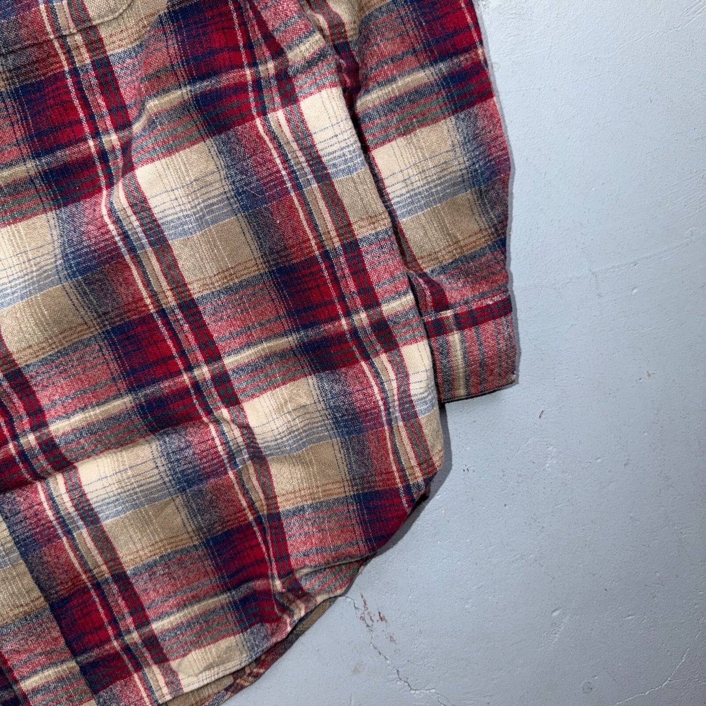VTG 90s Pendleton Wool Flannel Shirt Jacket Gray Red Plaid USA Made L Rockabilly
