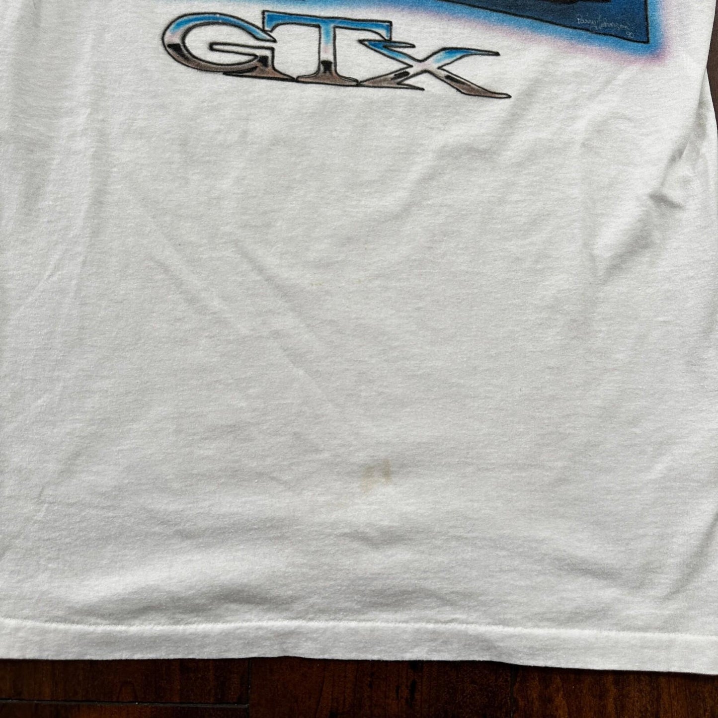 GTX 1969 Plymouth VTG T Shirt Airbursh Hanes USA Single Stitch Carlotta 90s