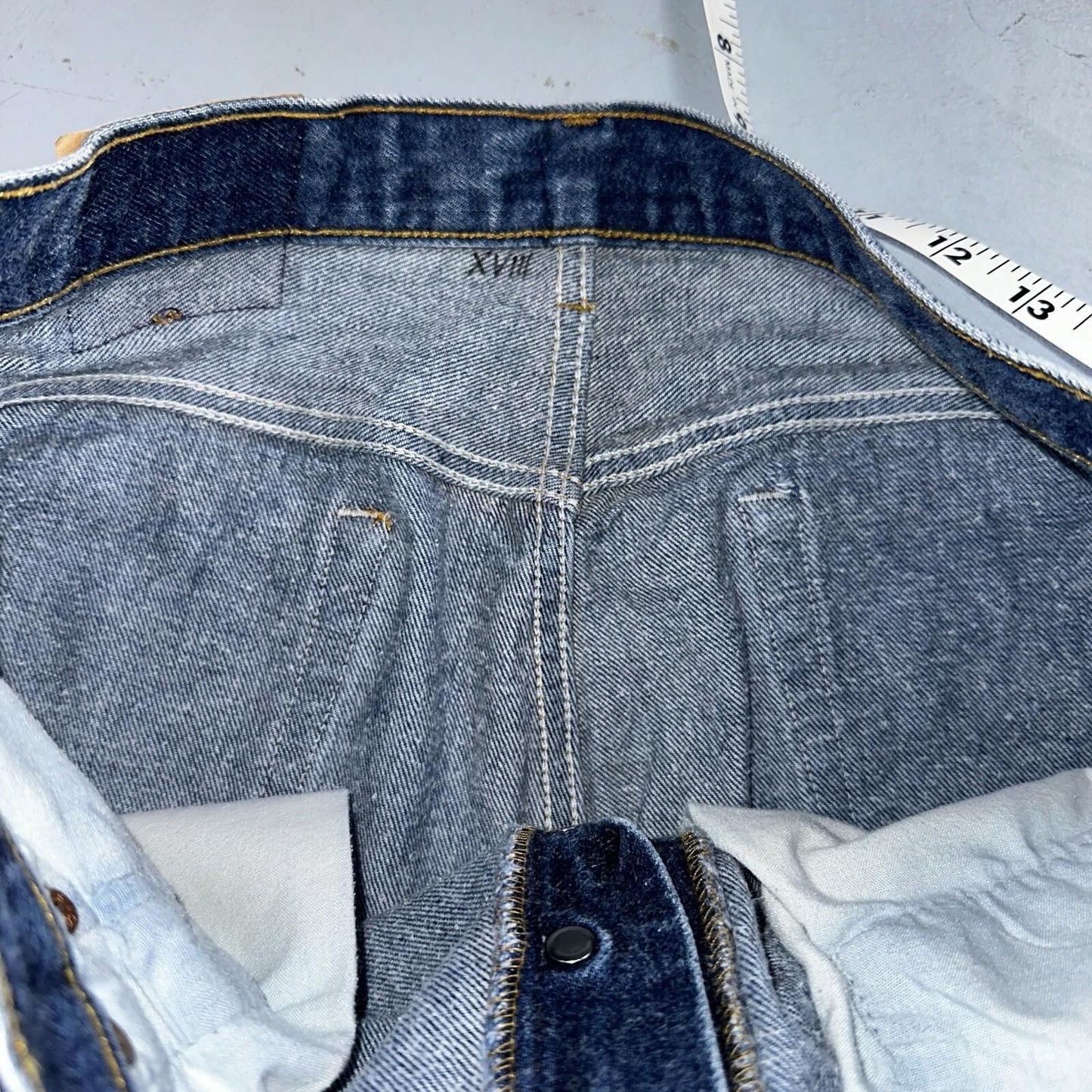 Levis 501 Vintage 90s USA XX Straight Leg Jeans 36x36 Dark Wash Act 33x31