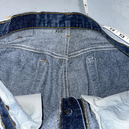 Levis 501 Vintage 90s USA XX Straight Leg Jeans 36x36 Dark Wash Act 33x31