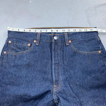 Levis 501 Vintage Y2K 90s XX Straight Leg Jeans Blue Dark Wash 33x30 Act 32x27