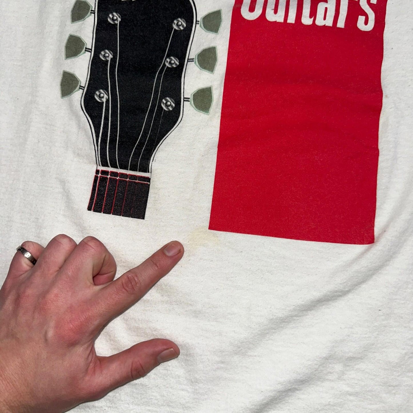 Supro Guitars VTG T Shirt FOTL 90s Single Stitch Music Band Gibson Martin 1990s