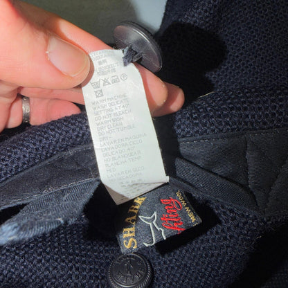 Paul & Shark Yachting Wool Revesible Heavy Jacket Removable Sleeves Italy Vest