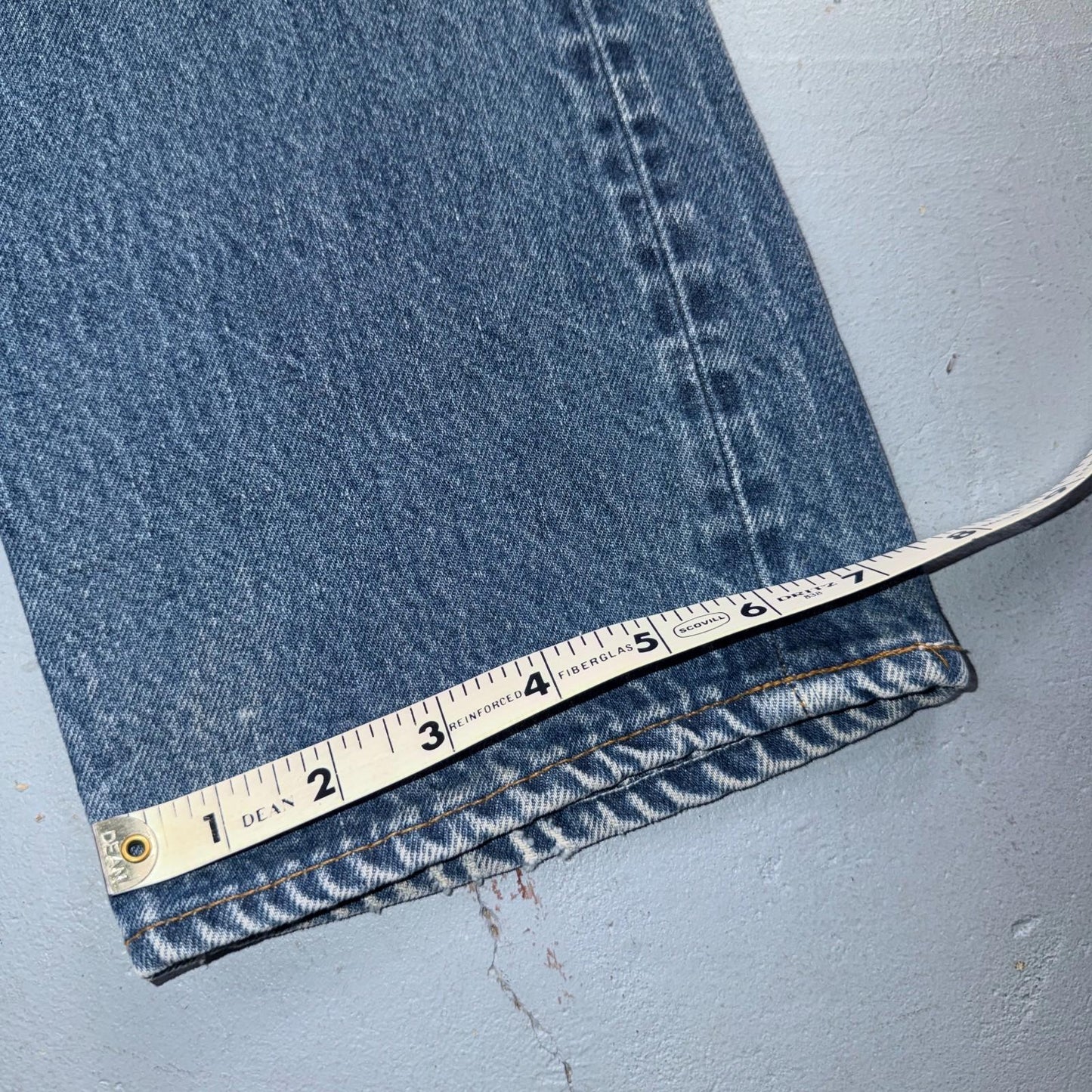 Levis 501 Vintage 80s Redline Selvedge USA XX Jeans Light Wash 32x36 Act 30x31