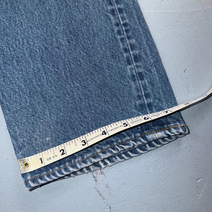 Levis 501 Vintage 80s Redline Selvedge USA XX Jeans Light Wash 32x36 Act 30x31