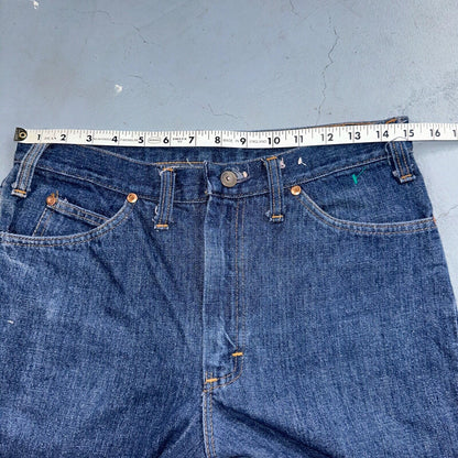 1970s VTG Workwear Denim Jeans Size 30x29 70s Rockabilly 501 High Rise Talon
