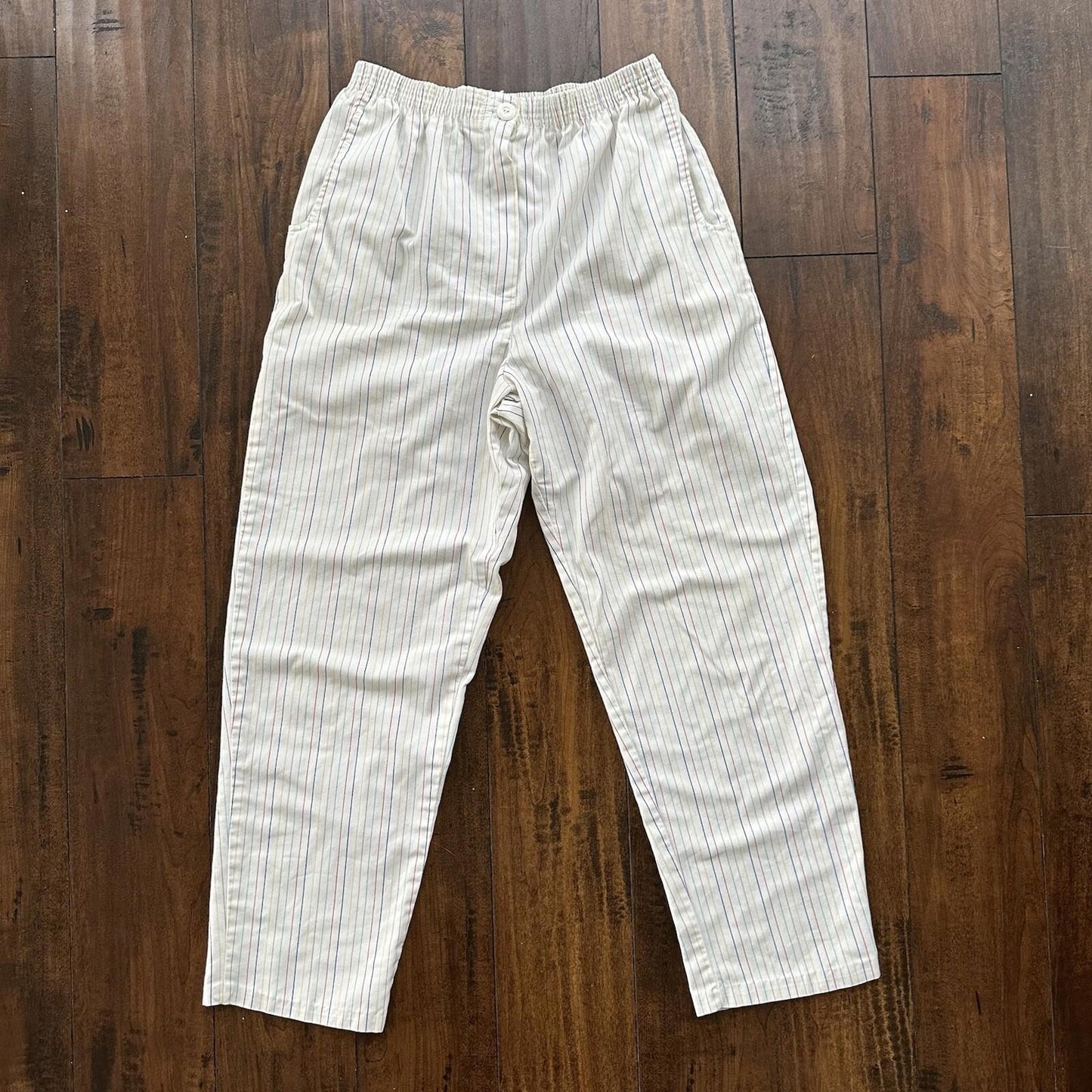 Rainbow Stripes Trader Bay Pants Relaxed Chino Chill Rockabilly 70s 80s Party