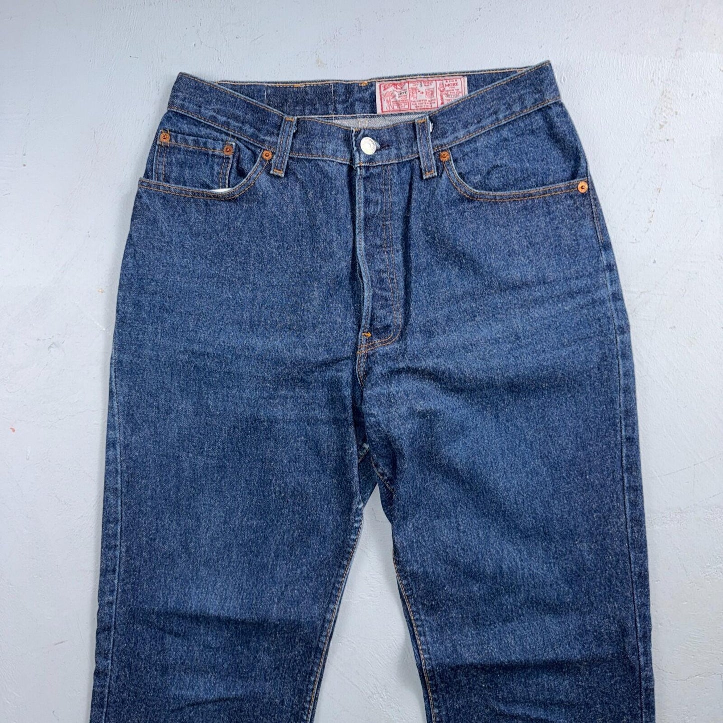 Levis 501 Vintage 80s USA XX Straight Leg Jeans High Rise Sz 13 Womens Act 28x32