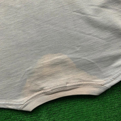 Vintage Nike T Shirt USA Rare 1984 Running LS 80s Zebra Wild Race Cheyenne Zoo