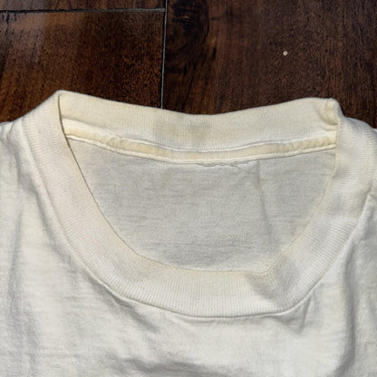Nike Vintage T Shirt Mens Aqua Socks Swim Rare 90s Gray Tag Cut Rocket Blast
