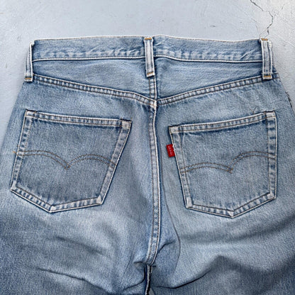 Levis 501 Vintage 80s Redline Selvedge USA XX Jeans Light Wash 30x31 Act 29x27