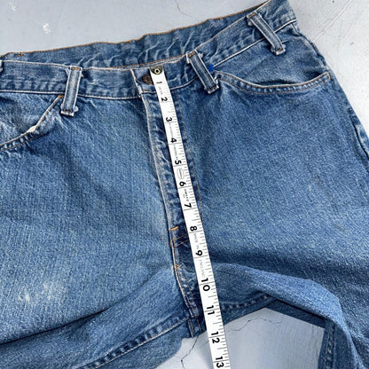 Levis 684 Vintage 70s USA Orange Tab Bootcut Flare Blue Bell Bottom Jeans 34x32