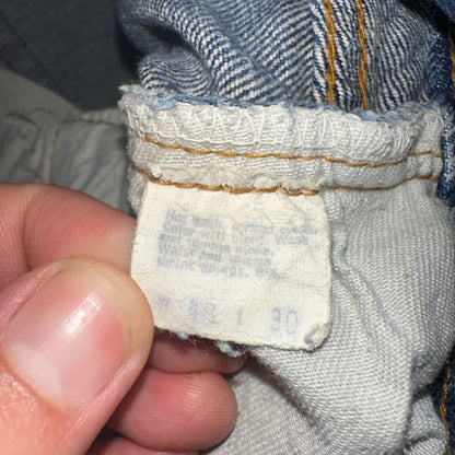 Levis 501 Vintage 70s SS Redline Selvedge USA XX Jeans Med Wash 48x30 Act 44x26