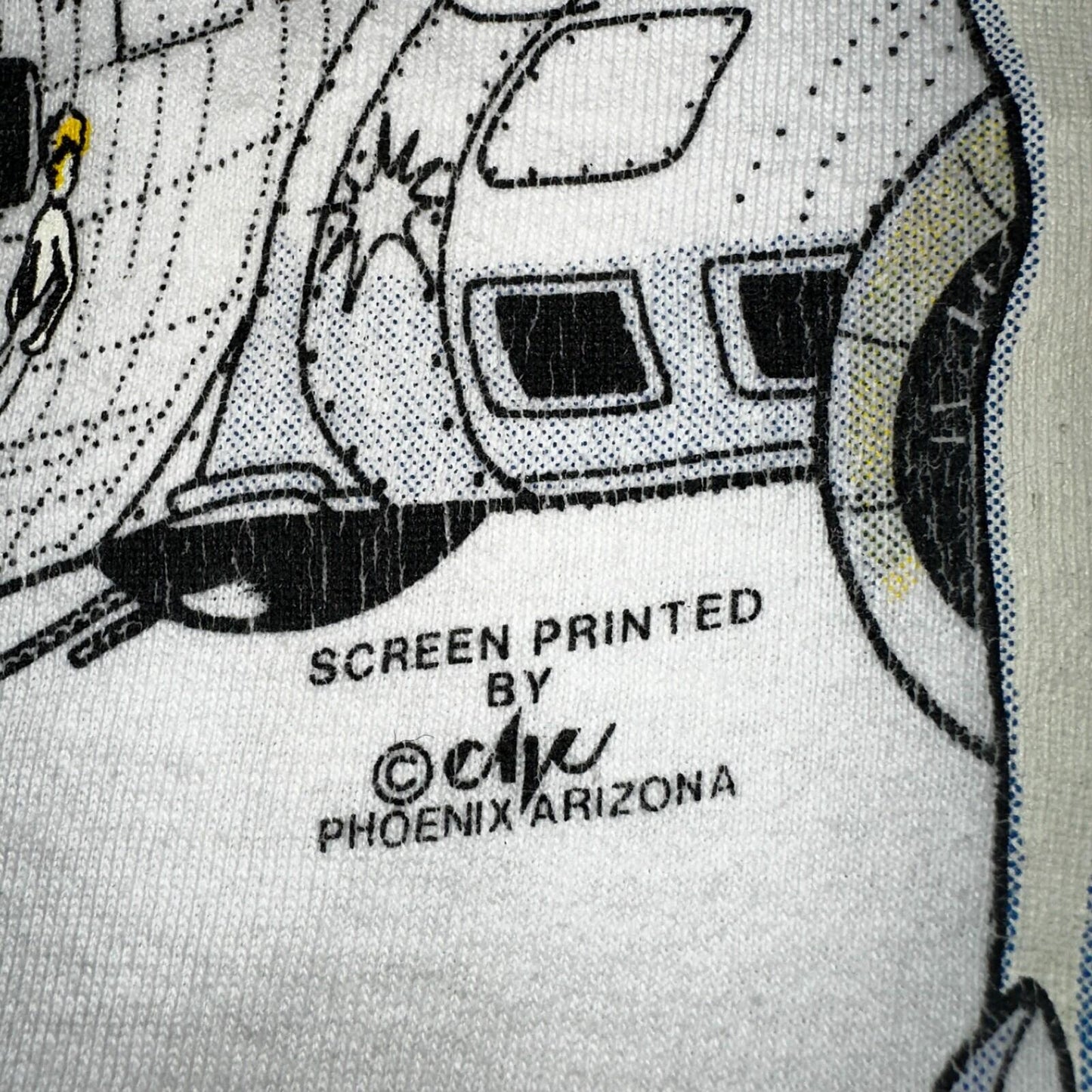Vintage Arizona Wing Caf Ghost Squadron Sentimental Journey T-Shirt Size XL