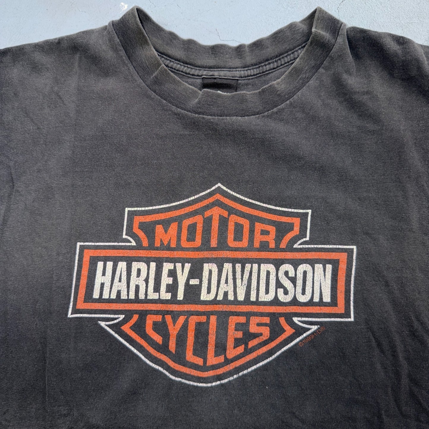 Harley Davidson Savannah Georgia Dealer T Shirt Motorcycle Biker VTG 1999 USA