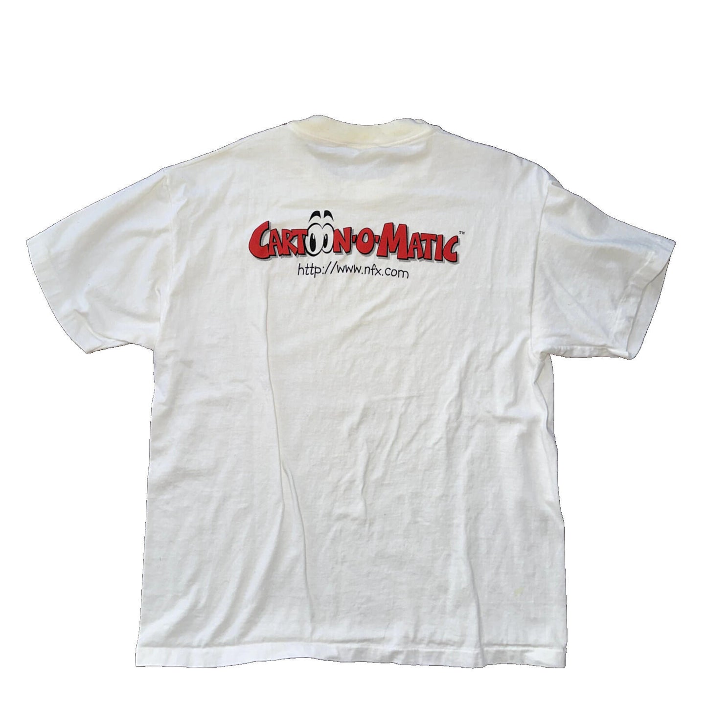 Cartoon-O-Matic Vintage T Shirt 90s nFX Cartoon Network Anime Rap TV Movie RARE