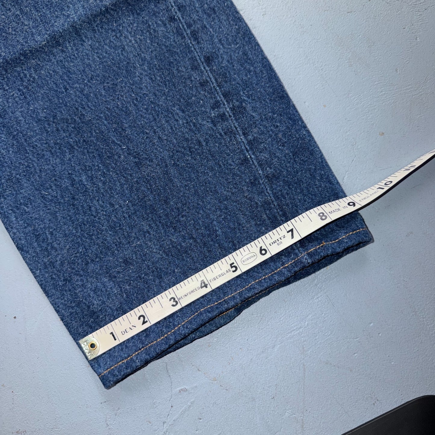 Levis 501 Vintage 80s USA XX Straight Leg Jeans Blue Dark Wash 40x34 Act 38x30
