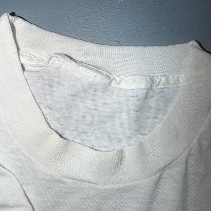 Cow Mooning Novelty Graphic Tee 80s VTG T Shirt 1980s Funny Joke Animals Thin