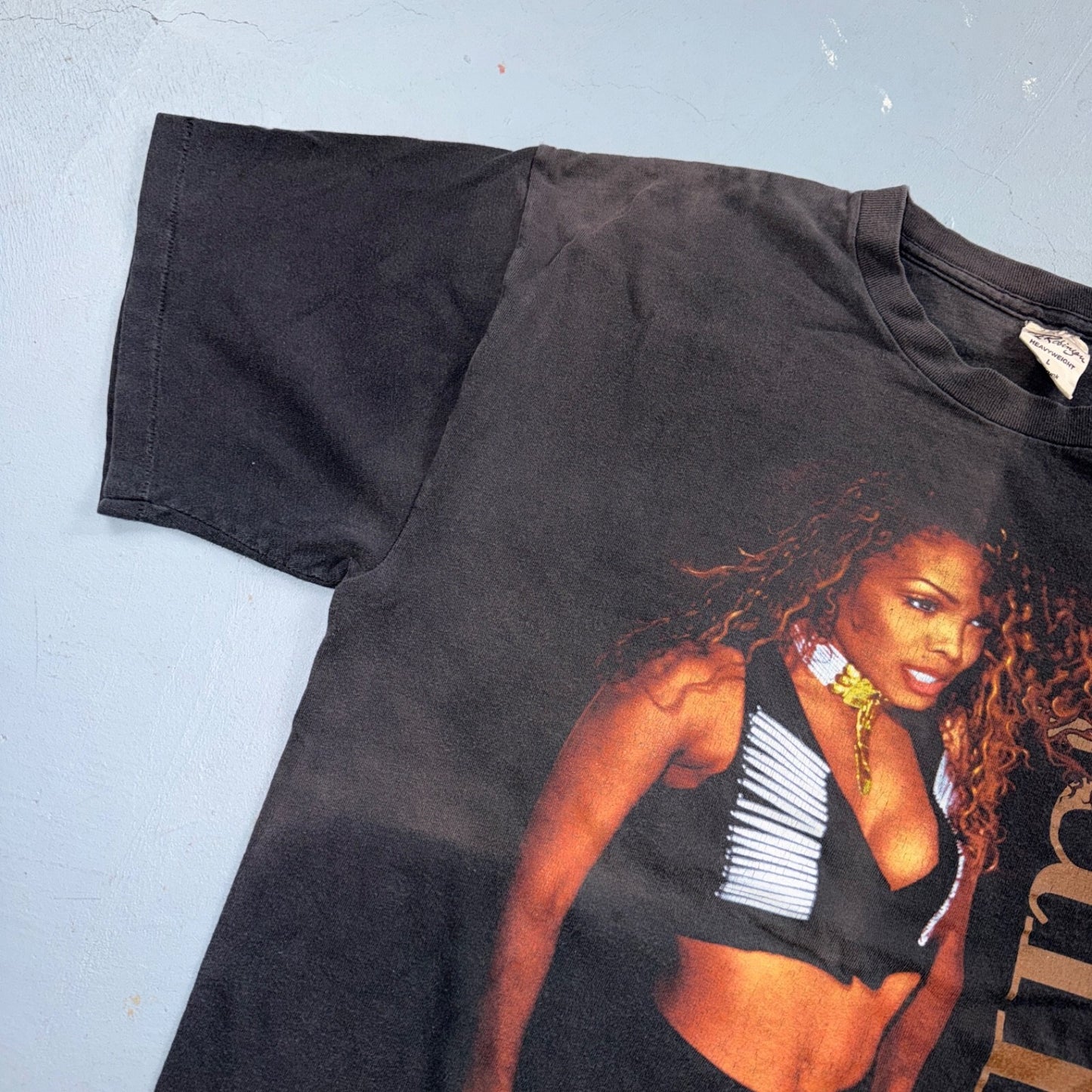 VTG Janet Jackson World Tour 1993 Single Stitch T Shirt 90s Photo Graphic Tee