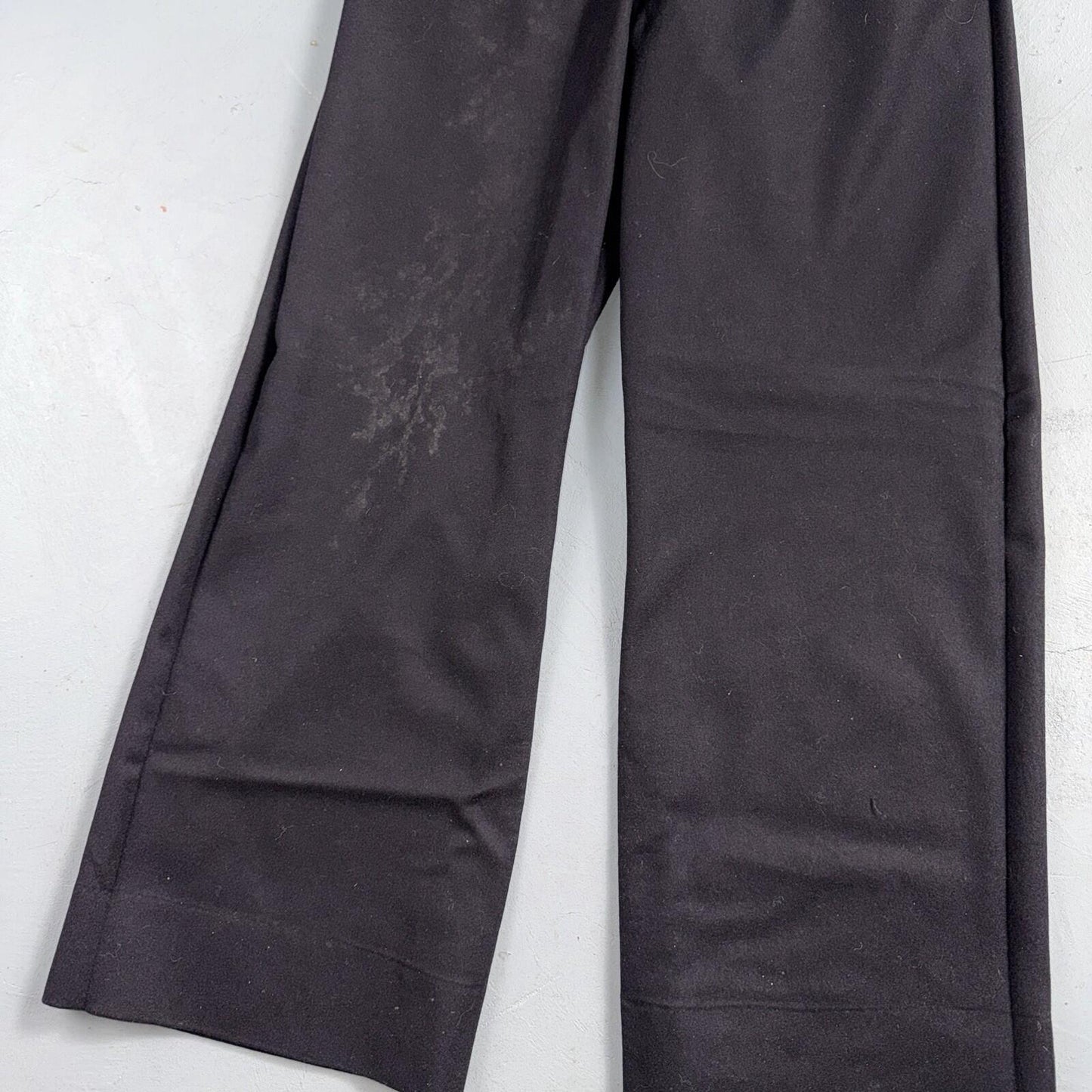 VTG 40s WWII US Naval Clothing Factory Wool Sailor Pants Navy 30L Bell Bottoms