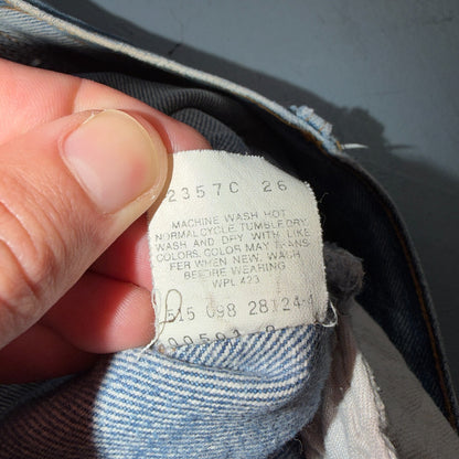 Levis 501 Vintage 80s USA XX Straight Leg Jeans Blue Light Wash 42x32 Act 40x31